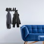 Wallity Muhabbet WSH-021 Gancho de pared metálico Negro